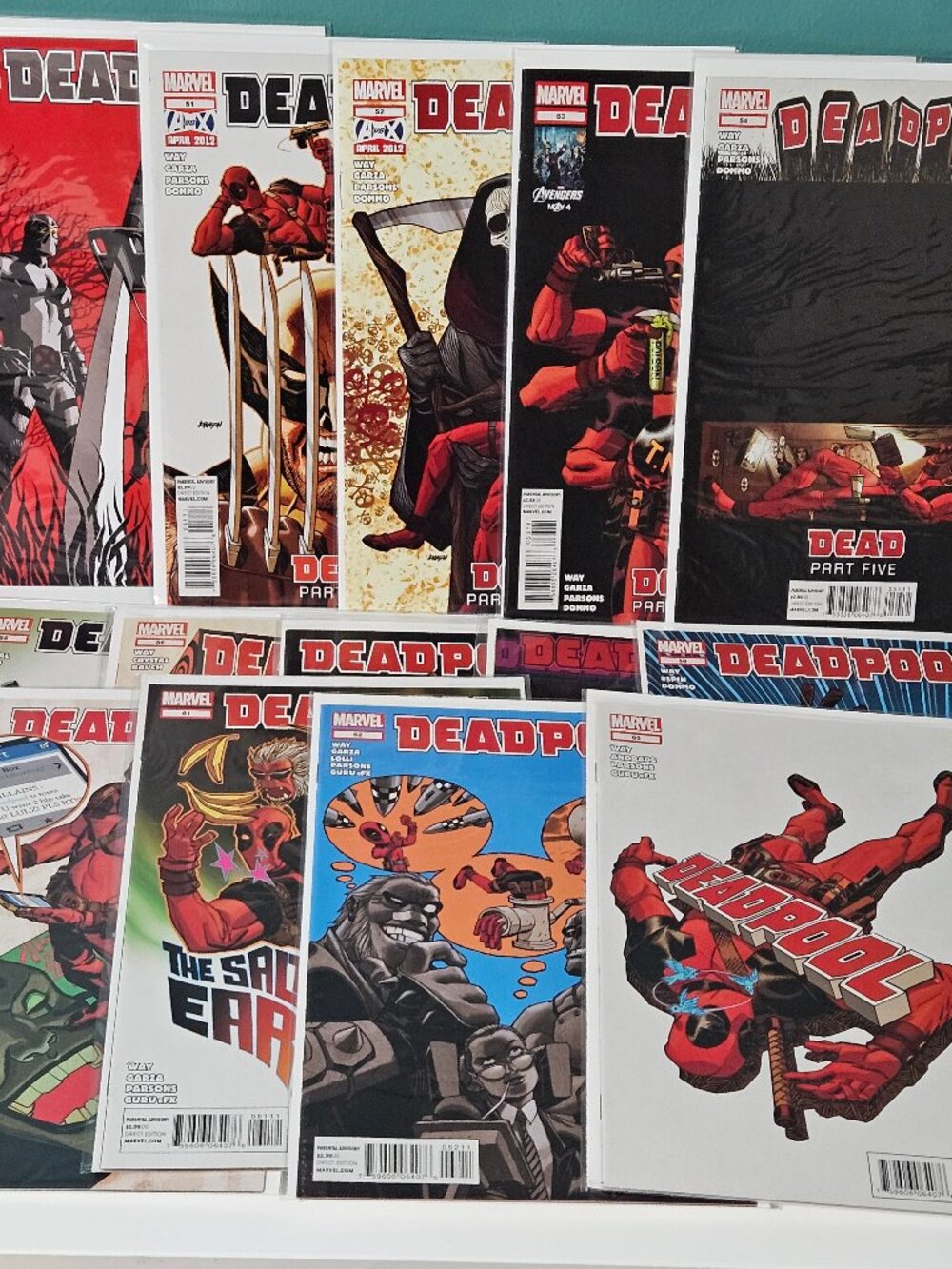Deadpool Vol 4 Marvel Comics Lot of 14 Issues #50-63 Daniel Way     C-144